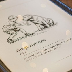 DOGTROVERT plakat